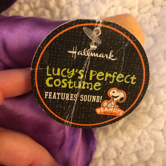 Hallmark Peanuts Great Pumpkin Lucy’s Perfect Witch Costume Plush Talking Doll - Picture 7 of 10